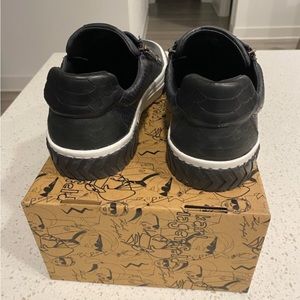 Karl Lagerfeld black zipper sneakers worn a few times.